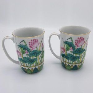 Oriental Coffee Mugs Tiger Lily